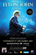 Elton John en concert à l'Arena Bercy de Paris en 2017