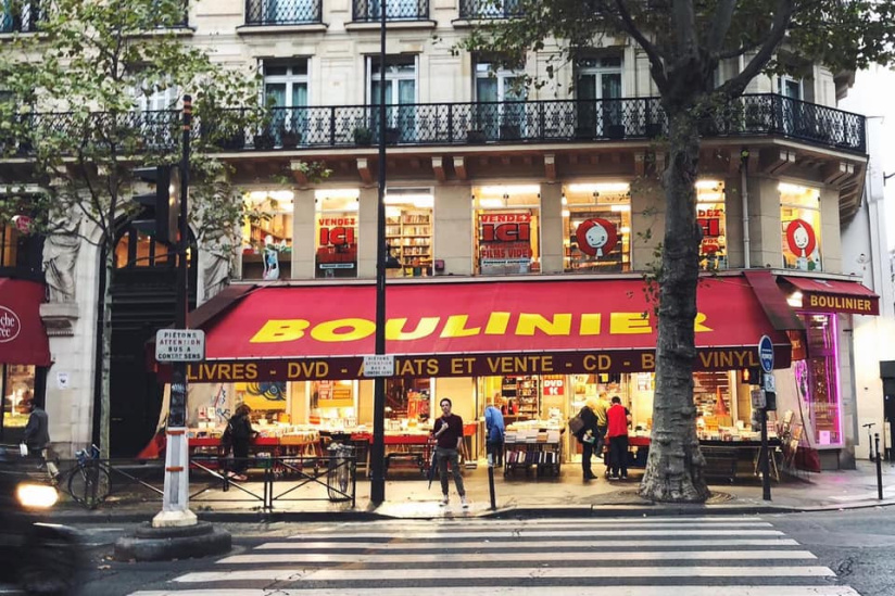 Fermeture définitive de la librairie Boulinier du boulevard Saint Michel à Paris