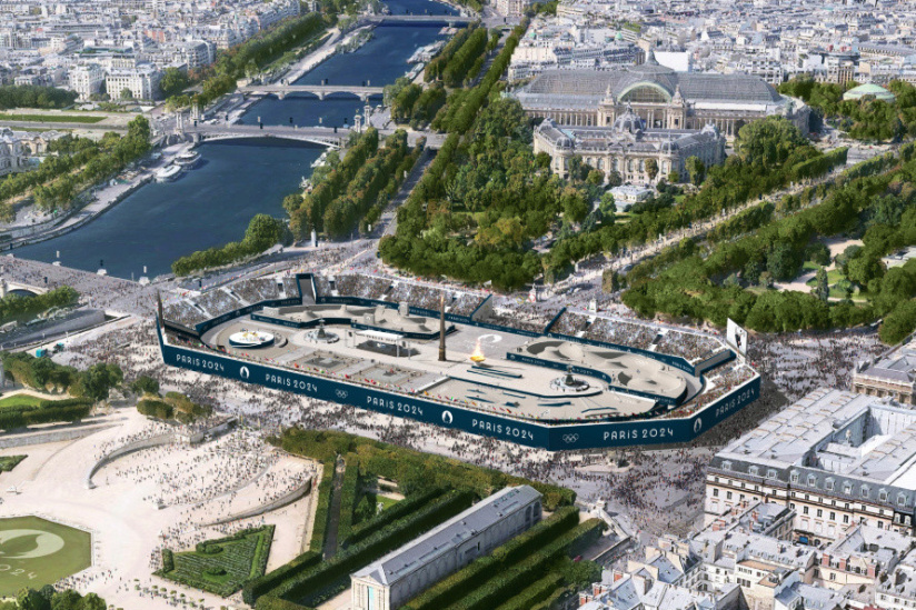 JO Paris 2025 la place de la Concorde transformée en stade olympique
