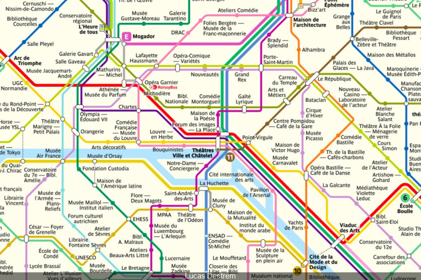 carte métro paris