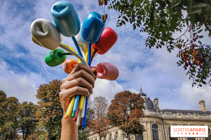 Le Bouquet de Tulipes de Jeff Koons à Paris