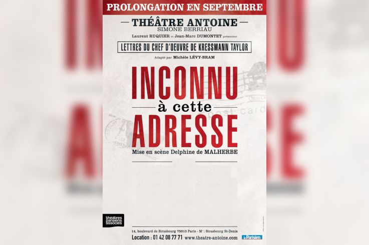 Inconnu à Cette Adresse Résumé Court
