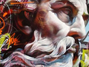 PichiAvo x Quai 36 : réalisation en live d'une œuvre monumentale dans le Quartier latin à Paris