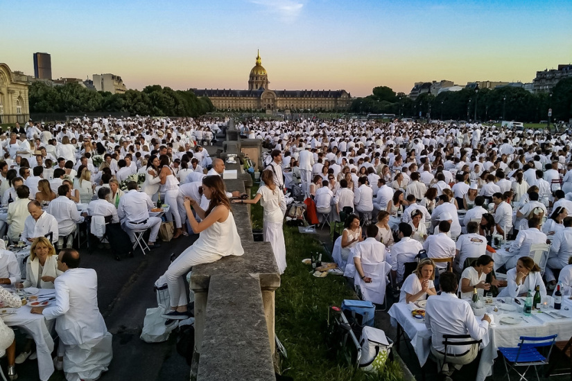 Resultado de imagen de le diner en blanc paris 2018