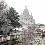 Paris sous la neige ce samedi, les photos