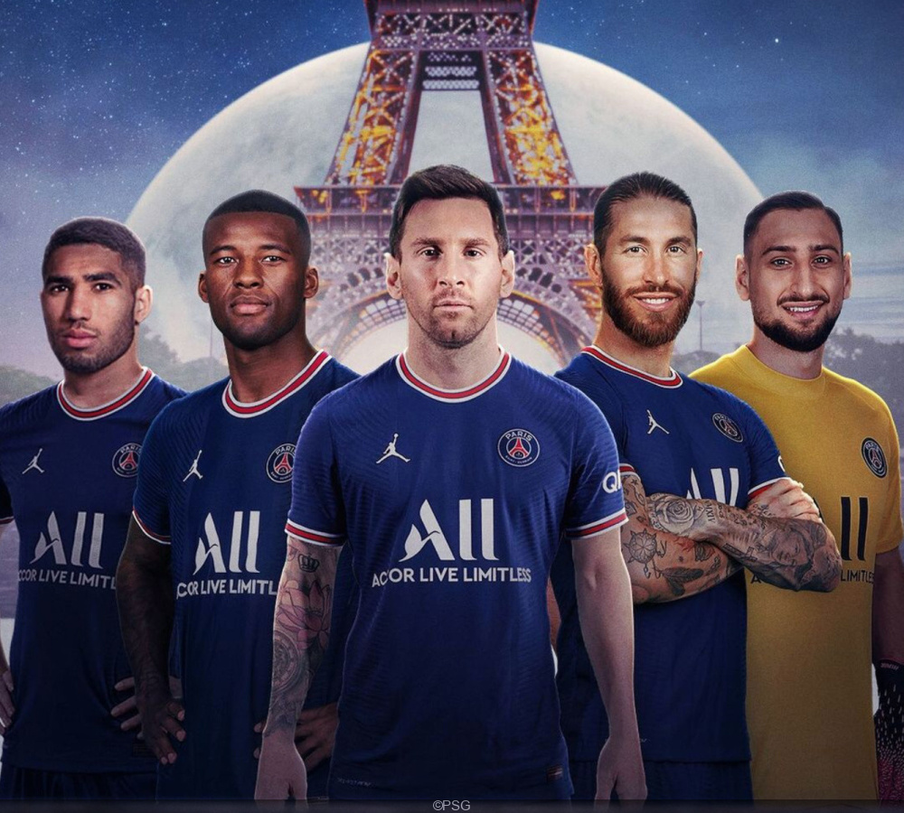 PSG: Presentations by Messi, Ramos, Wiginal Dam, Hakimi and Donalma au Parc  des Princes - Worldakkam