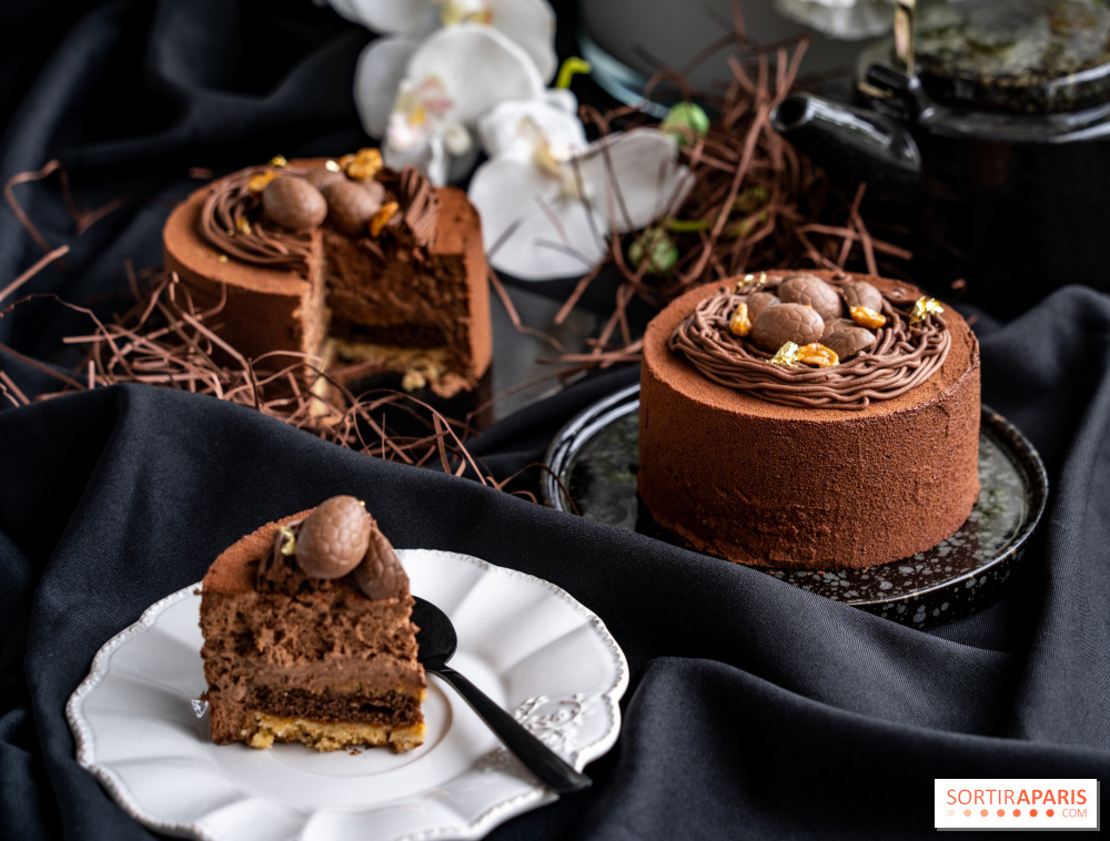 Le Gateau De Paques Nid En Chocolat Du Jardin Prive By Helene Touin Sortiraparis Com