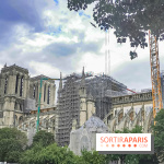 Notre Dame, démontage de l'échafaudage endommagé 