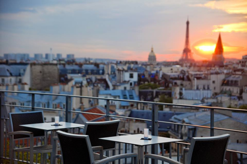 Le 43 Up On The Roof : terrasse sur le toit du Holiday Inn Paris Notre-Dame
