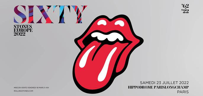 Les Rolling Stones en concert à l'Hippodrome ParisLongchamp en juillet 2022