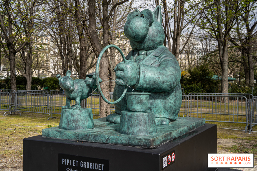 Exposition Geluck sur les Champs-Elysées 