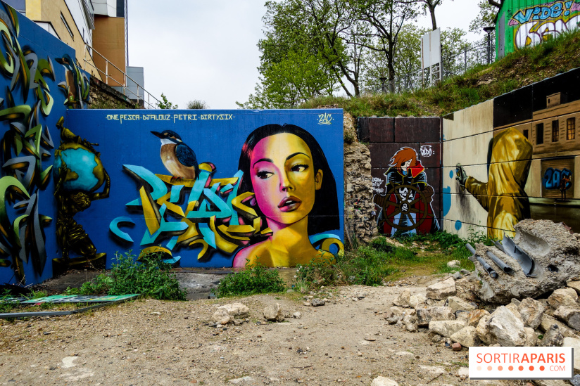 Spot 13 : le lieu éphémère de street art en plein air à Paris, nos photos