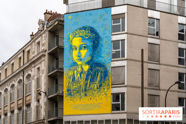 The world of street art is mobilizing for Ukraine in Paris, the photos