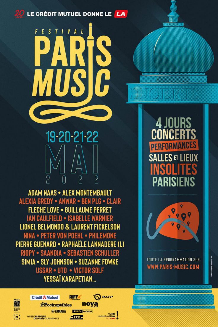 Festival Paris Music 2022: Concert à voirdans deslieux em blématiques, la programming