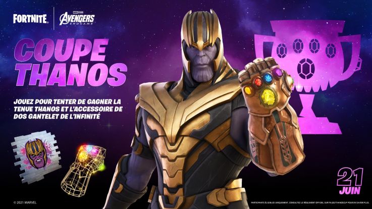 Fortnite Leskin De Thanos Desormais Disponible Worldakkam