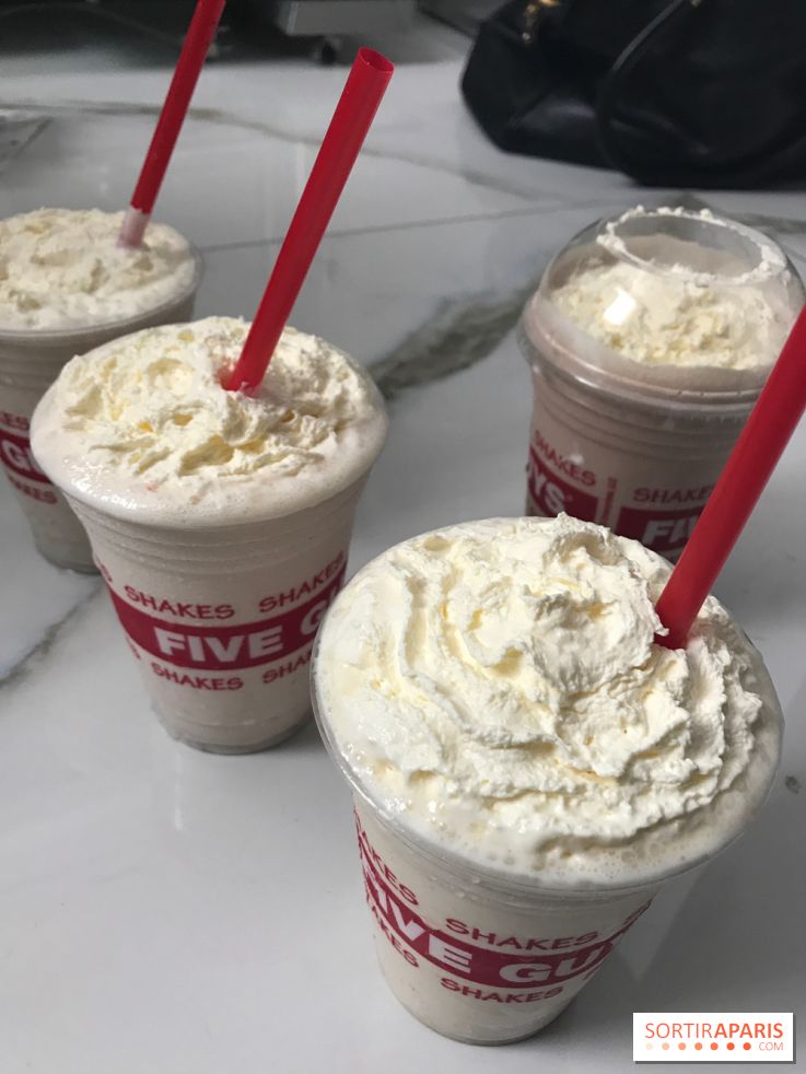 Des Milkshakes à gogo chez Five Guys
