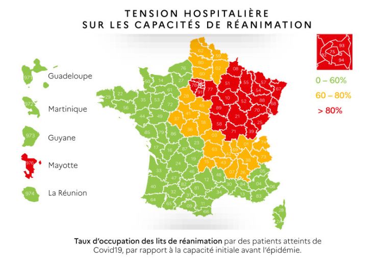 Taux D'incidence Par Département En France - Sortiraparis.com