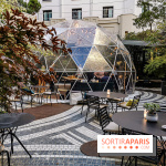 Bulle d’Hiver du Jardin privé : bar éphémère hivernal 2019/2020 du Novotel Paris Les Halles