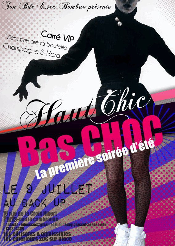 Soirée Haut Chic Bas Choc Au Back Up Nuits Parisiennes
