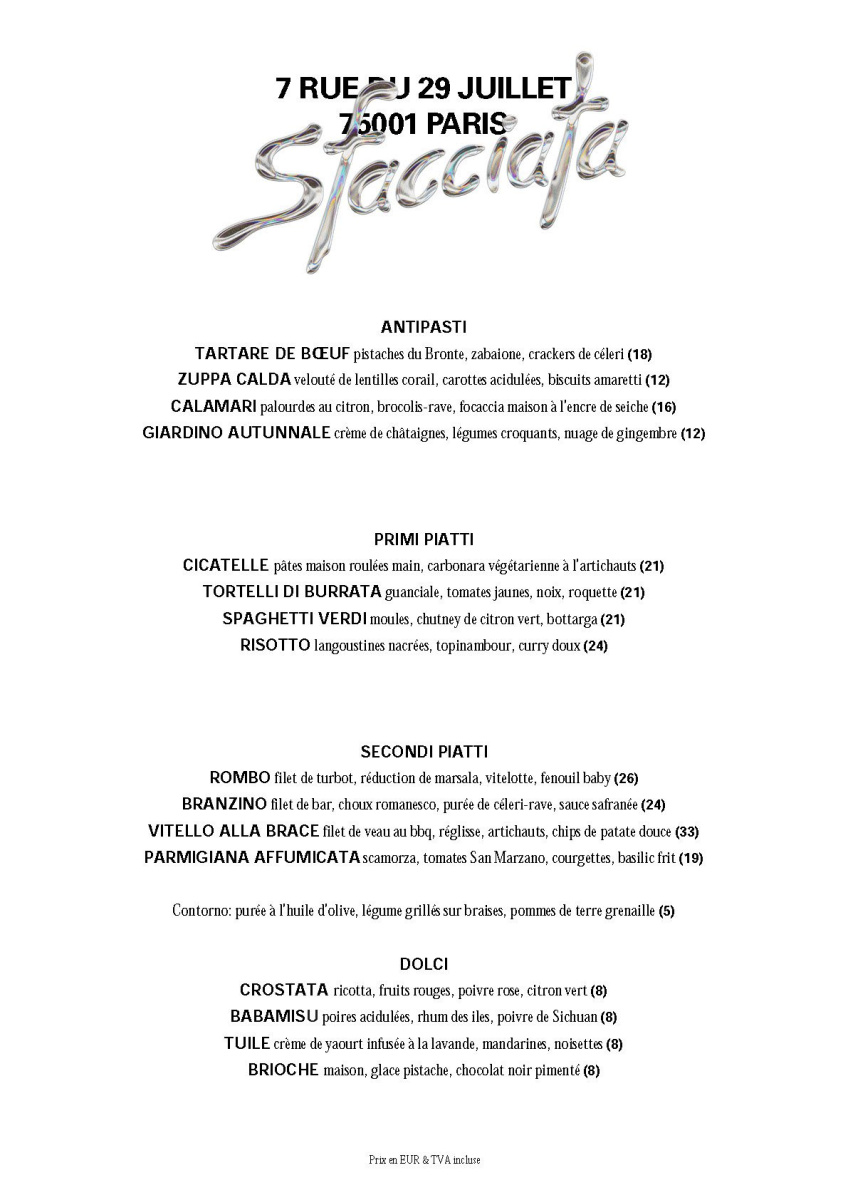 Sfacciata The Latest Retro Contemporary Italian Restaurant Sortiraparis Com