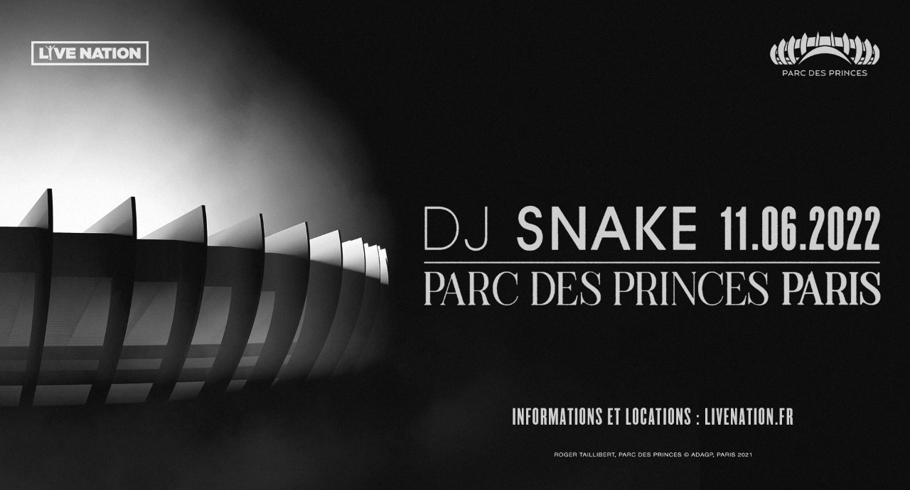 DJ Snake en concert au Parc des Princes à Paris en juin 2022 -  Sortiraparis.com