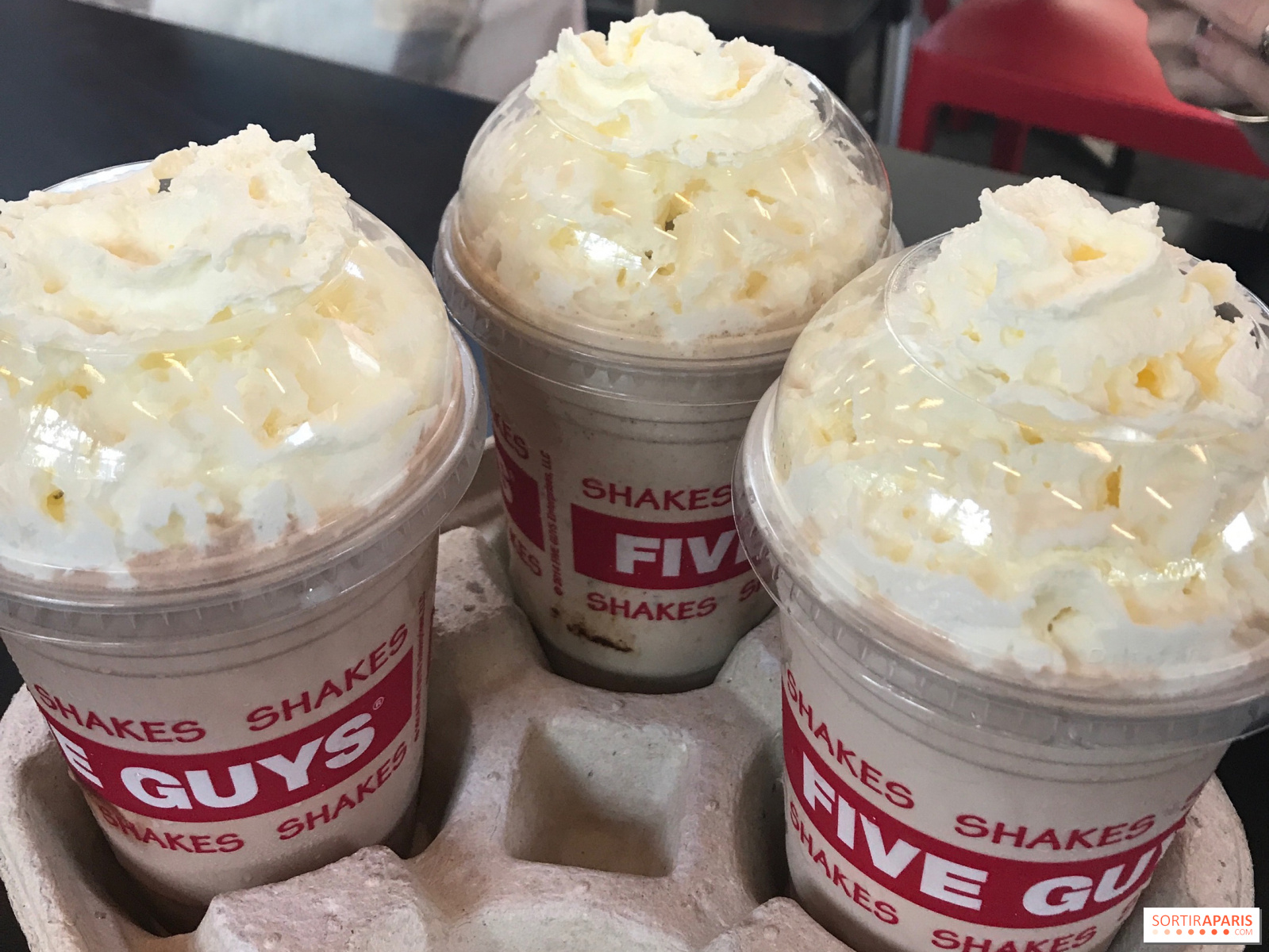 Milkshakes galore at Five Guys - Sortiraparis.com