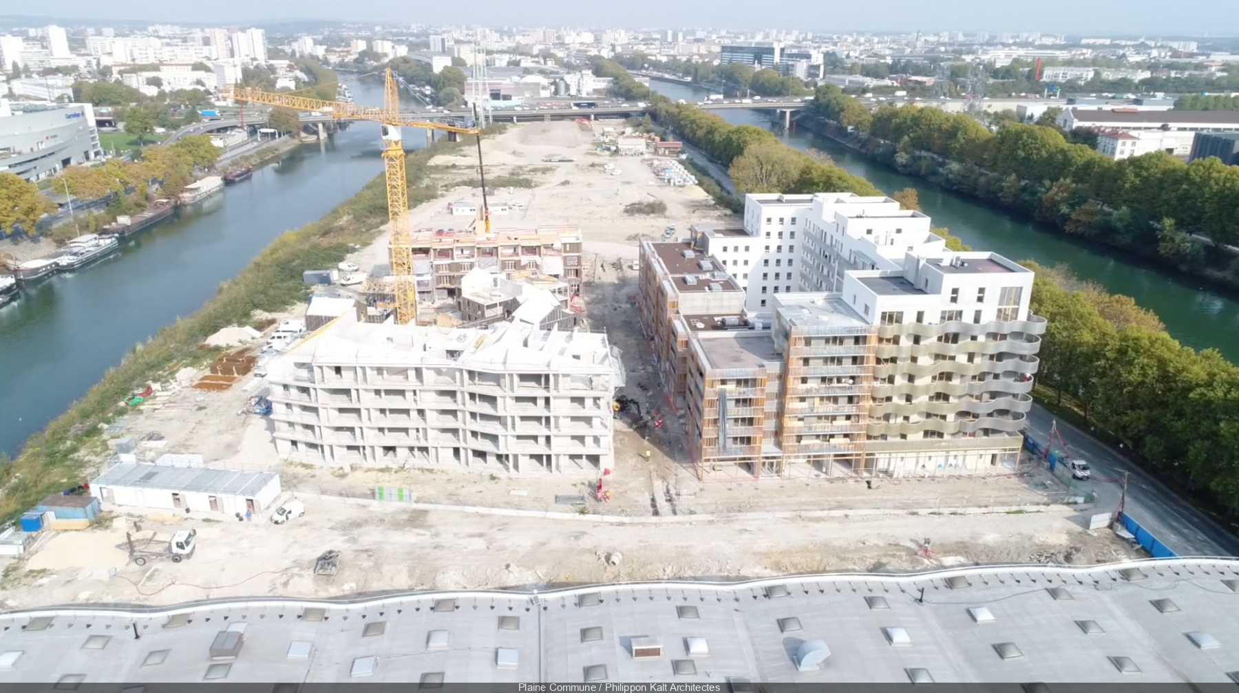 JO Paris 2024 l'écoquartier fluvial de l'Île Saint Denis