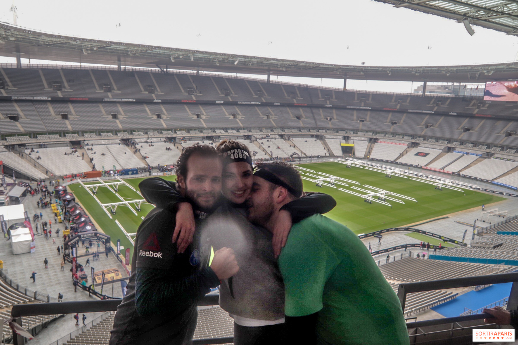 La Spartan Stadium Paris Stade De France Sous La Neige Sortiraparis Com