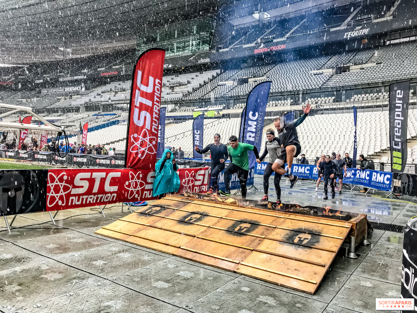 La Spartan Stadium Paris Stade De France Sous La Neige Sortiraparis Com