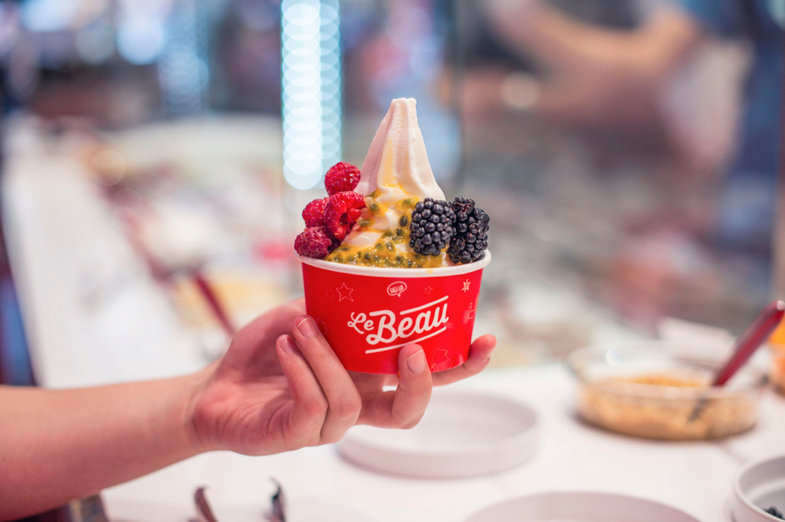 Des yaourts glacés rafraichissants chez Yogurt Factory