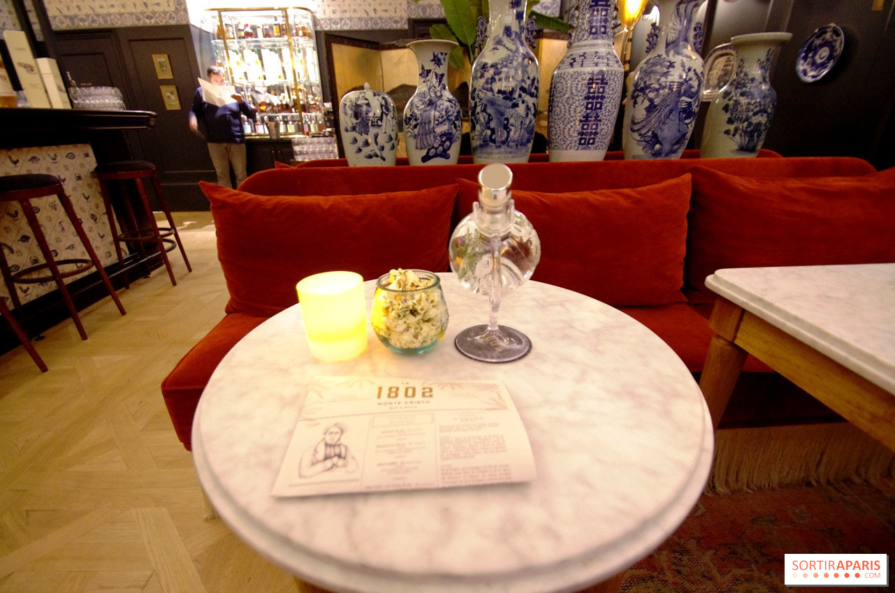 Le 1802 le bar à rhum de l'Hôtel Monte Cristo à Paris