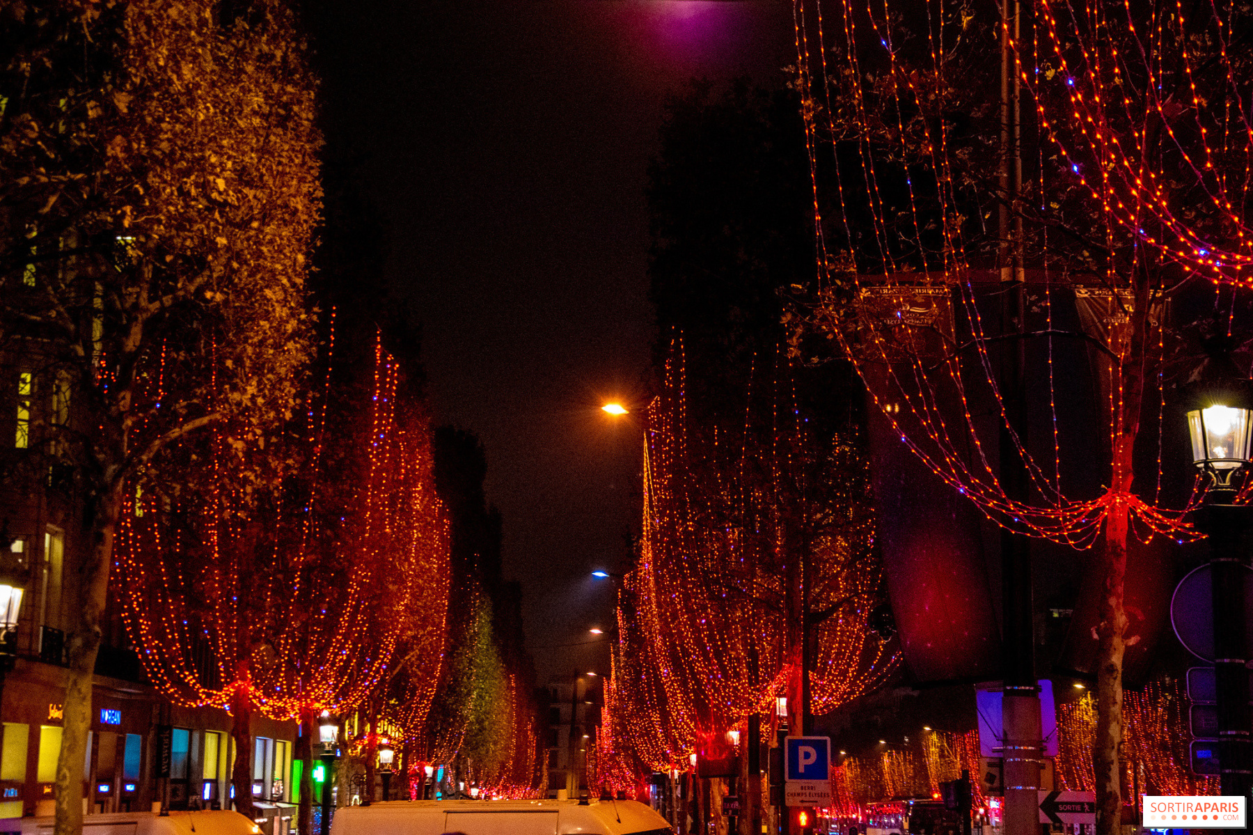 Christmas Lights 2018 On Paris Champs Elysées With Karl