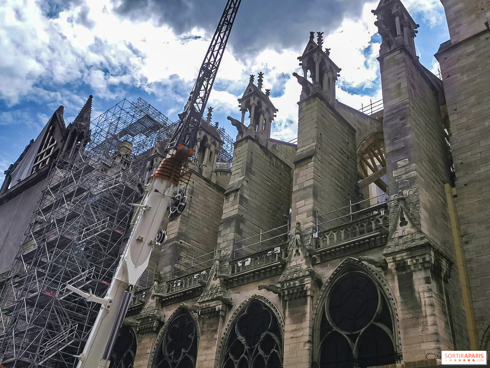Notre Dame De Paris The Scaffodling Is Done Being Dismantled Sortiraparis Com