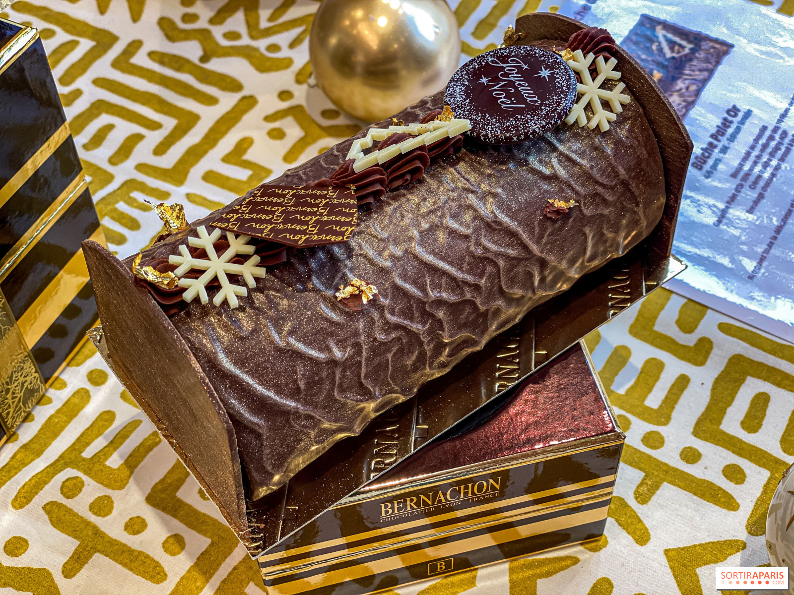 La Buche De Noel De Bernachon Le Palet Or Sortiraparis Com