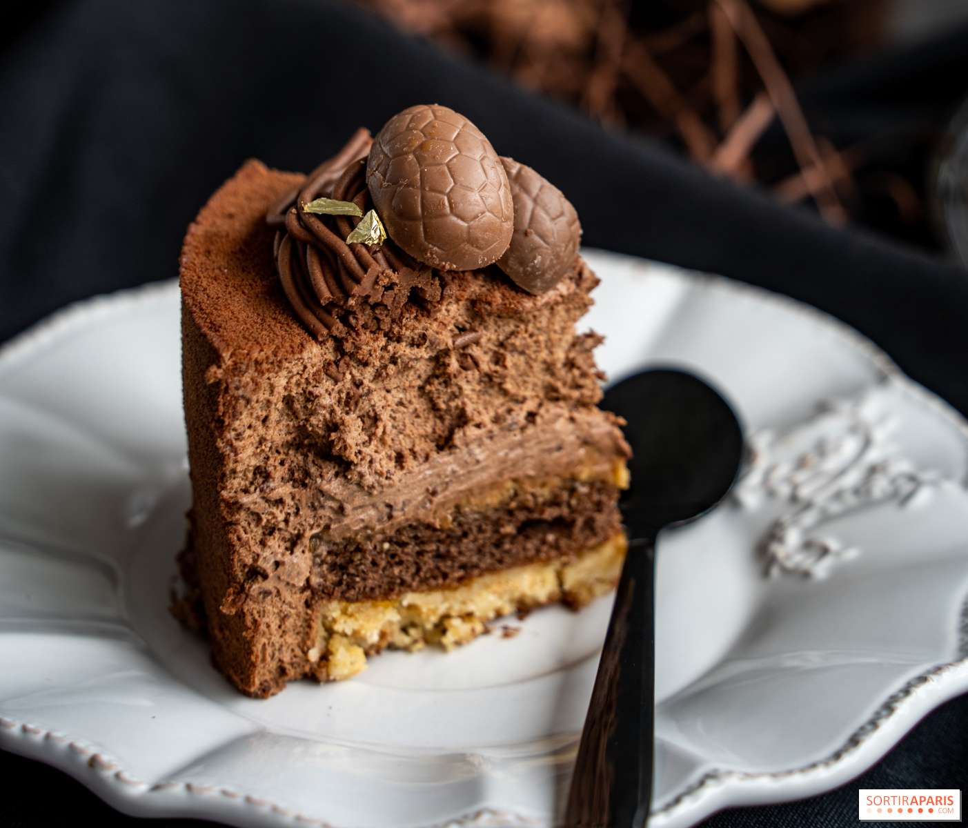 Le Gateau De Paques Nid En Chocolat Du Jardin Prive By Helene Touin Sortiraparis Com