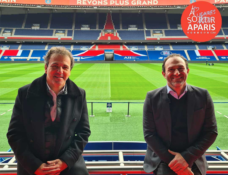 "50 ans du PSG" : l'interview de J&eacute;r&ocirc;me Touboul au Parc des Princes sur 34LIVE Champs-&Eacute;lys&eacute;es